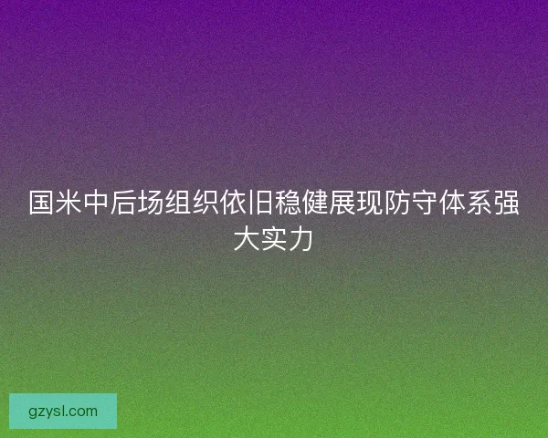 国米中后场组织依旧稳健展现防守体系强大实力