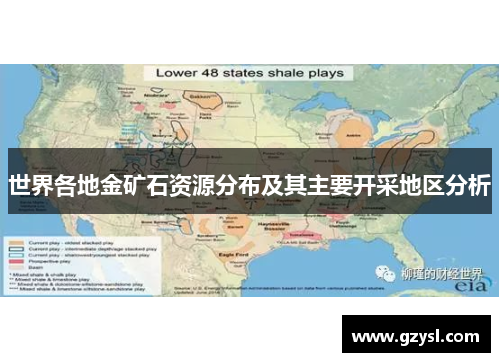 世界各地金矿石资源分布及其主要开采地区分析